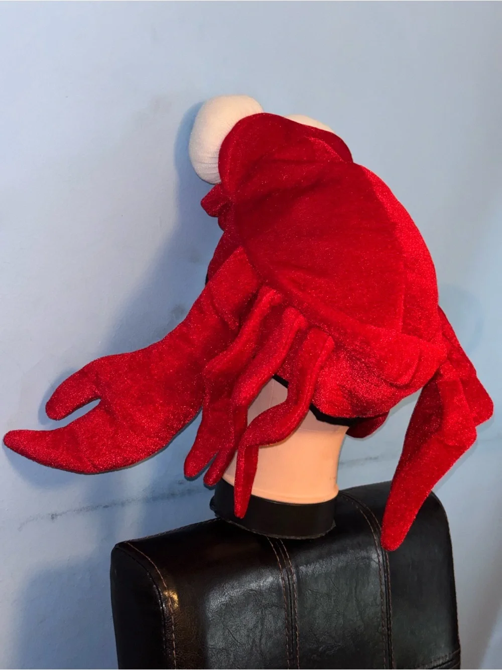 Plush Crab / Lobster Costume Hat Red costume halloween